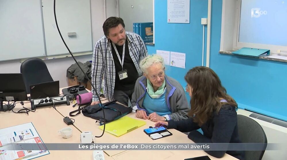 Interface 3 Namur au JT de la RTBF : les EPN en première ligne face aux enjeux de l’eBox