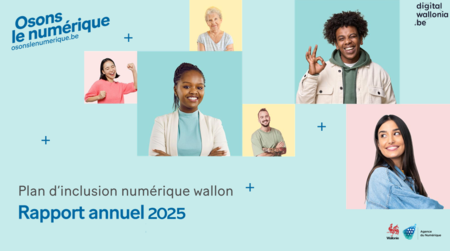 Ill. Le rapport d’activités 2025 du Plan d’inclusion numérique wallon est disponible